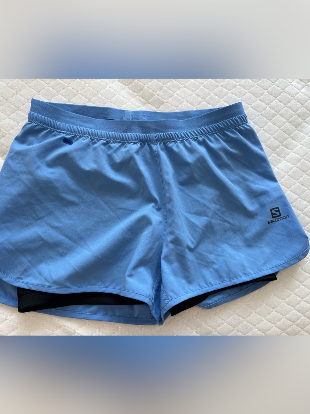 Salomon Women’s Sky Blue Athletic Running Shorts